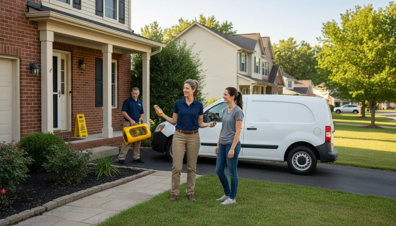Residential water damage restoration in Deeth, NV